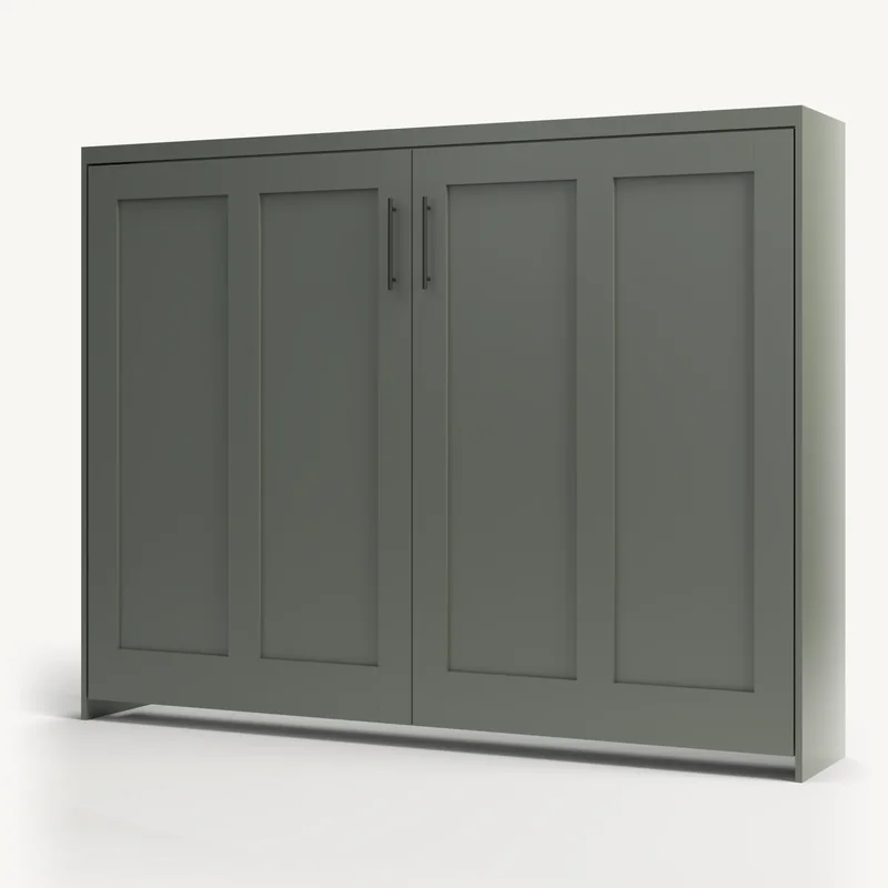 Horizontal Double Shaker in Pewter Green