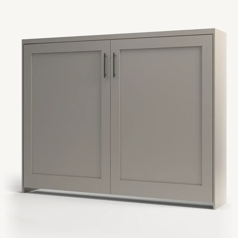 Horizontal Shaker Murphy bed in Dovetail