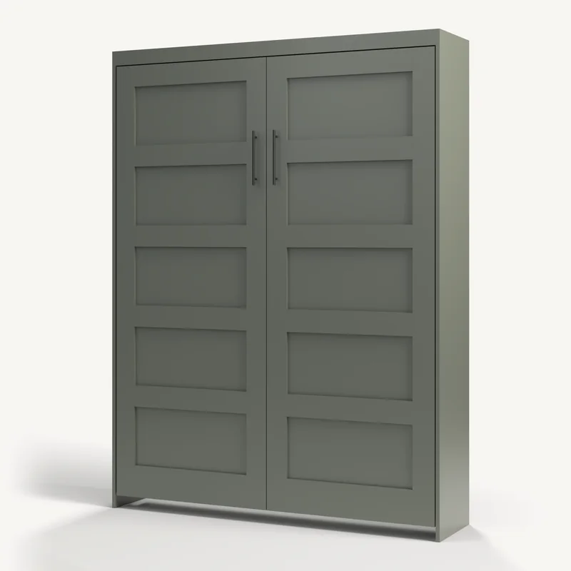 Vertical Five Panel in Pewter Green