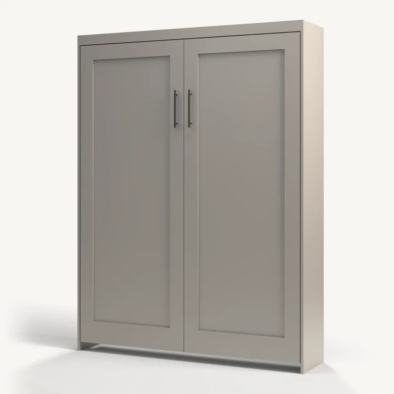 Vertical Shaker Murphy bed in Dovetail