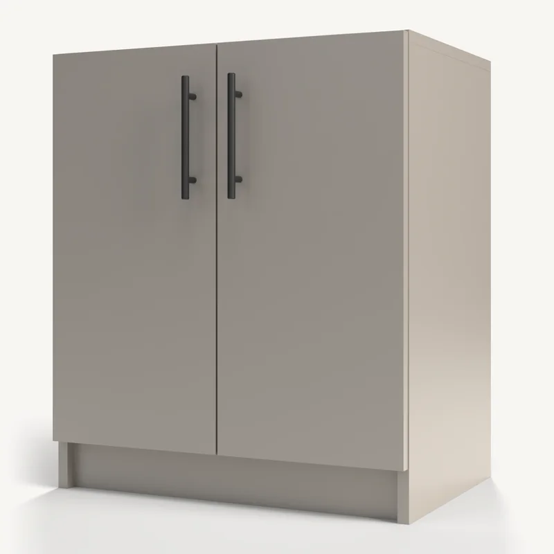 Horizontal Doors side cabinet in Dovetail