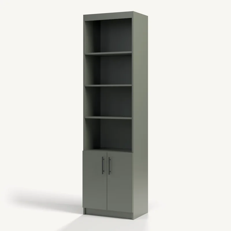 Vertical Doors in Pewter Green